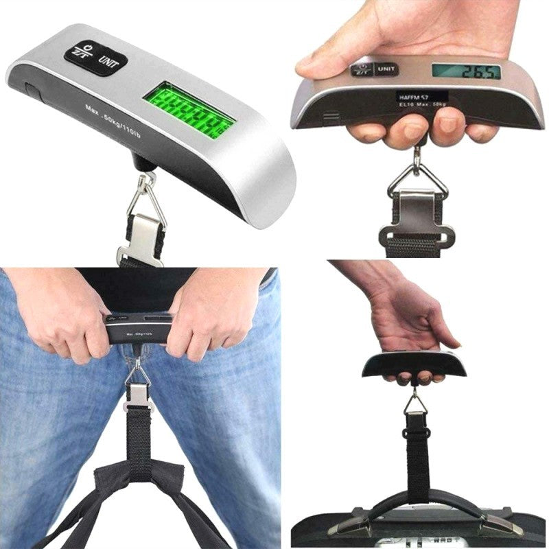 🔥HEETE UITVERKOOP 50% KORTING✨Draagbare digitale bagageweegschaal Nauwkeurig wegen