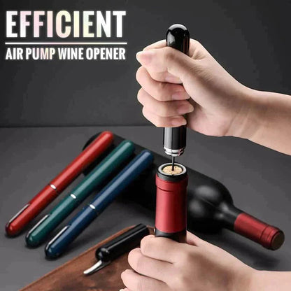 🍷💥 50% KORTING! Nooit meer worstelen met een kurk! Deze luchtpomp kurkentrekker trekt elke wijnkurk er in seconden uit – zonder draaien, zonder trekken, zonder kruimels!