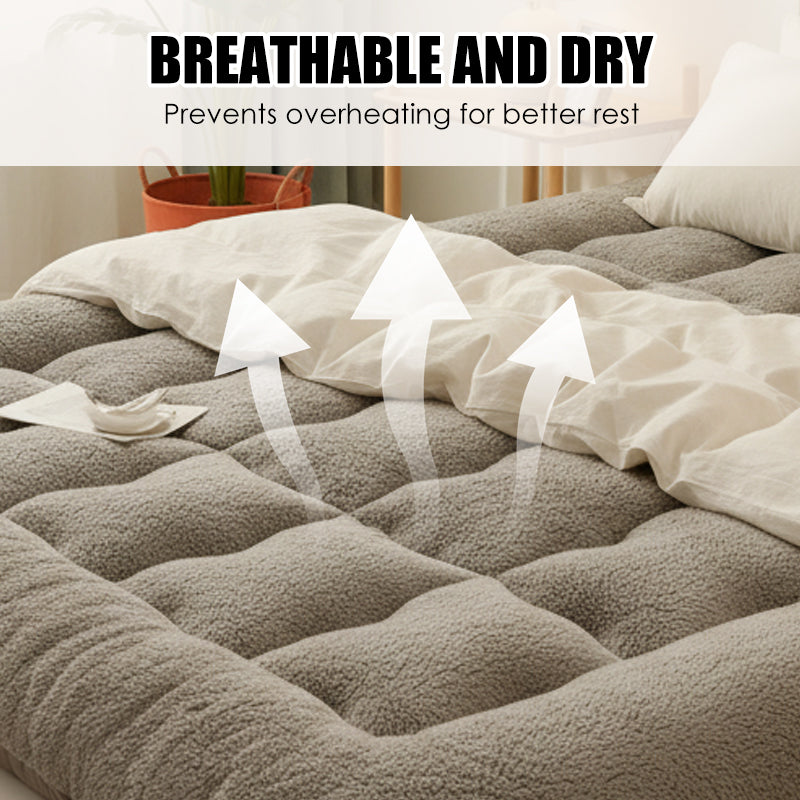 🔥Hete verkoop 50% korting🛏Ondersteunende en warme dikke matrasbeschermer