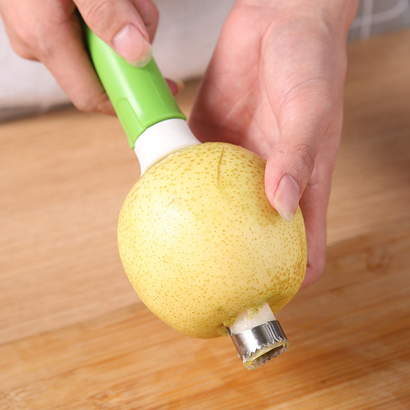 🍎 2-in-1 Apple Corer & Peeler (Roestvrij staal ) – perfect voor het snel bereiden van fruit ✨🍏