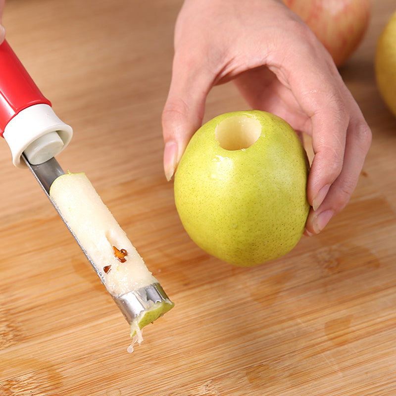 🍎 2-in-1 Apple Corer & Peeler (Roestvrij staal ) – perfect voor het snel bereiden van fruit ✨🍏