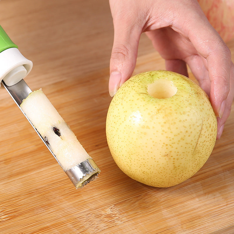🍎 2-in-1 Apple Corer & Peeler (Roestvrij staal ) – perfect voor het snel bereiden van fruit ✨🍏