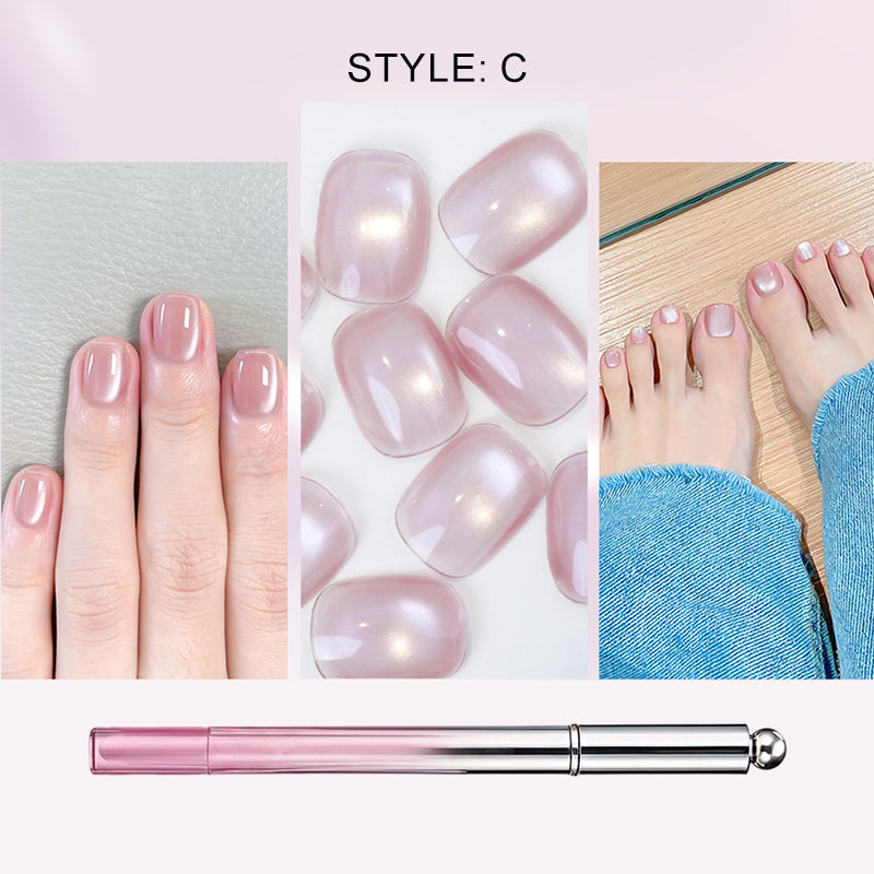 Alles-in-één gel nagellakpen met kattenoogeffect