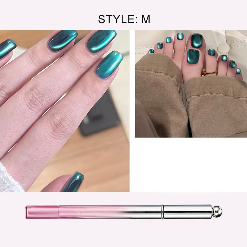 Alles-in-één gel nagellakpen met kattenoogeffect