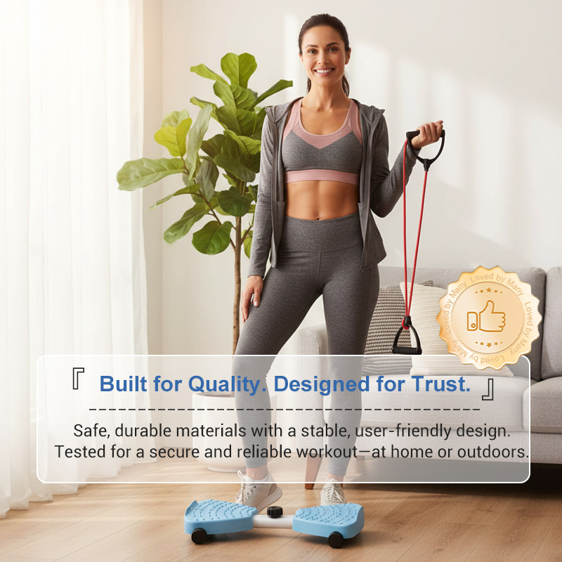 🧘‍♀️Compacte Cardio Twisting Stepper Machine✨