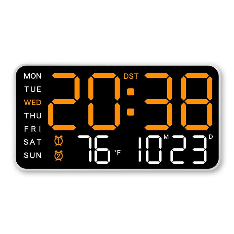 ⏰Multifunctionele decoratieve LED digitale wandklok