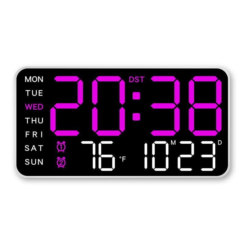 ⏰Multifunctionele decoratieve LED digitale wandklok