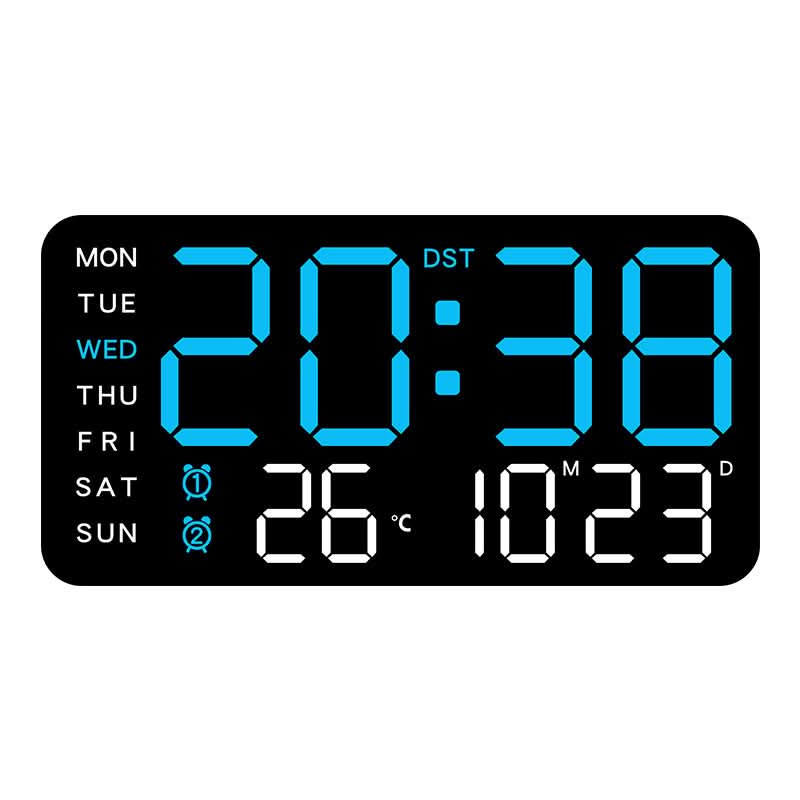 ⏰Multifunctionele decoratieve LED digitale wandklok