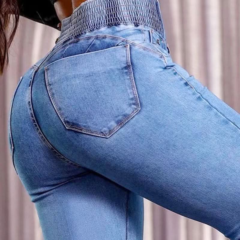 🎁2026 Nieuw binnen 50% KORTING👖 Stretch flare jeans met hoge taille