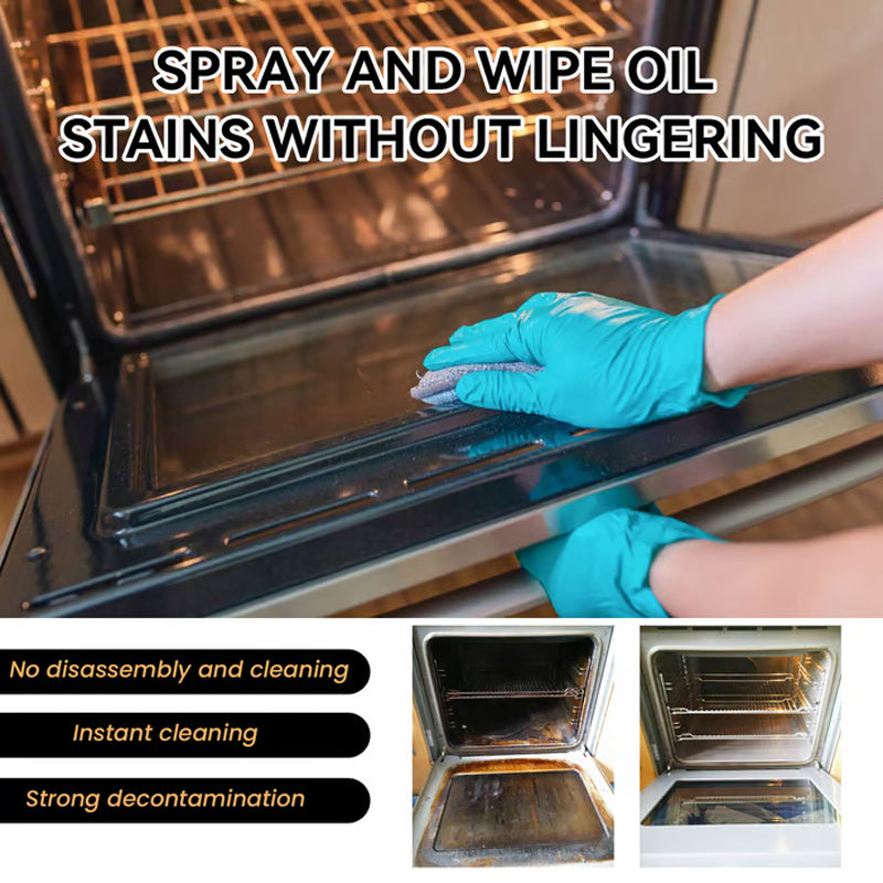 🎉Nieuwjaars Cadeau 50% KORTING!🧼Krachtige Oven- & Grillreinigingsspray: Effortloos Vet & Voedselresten Verwijderen – Zonder Hard Schrobben!