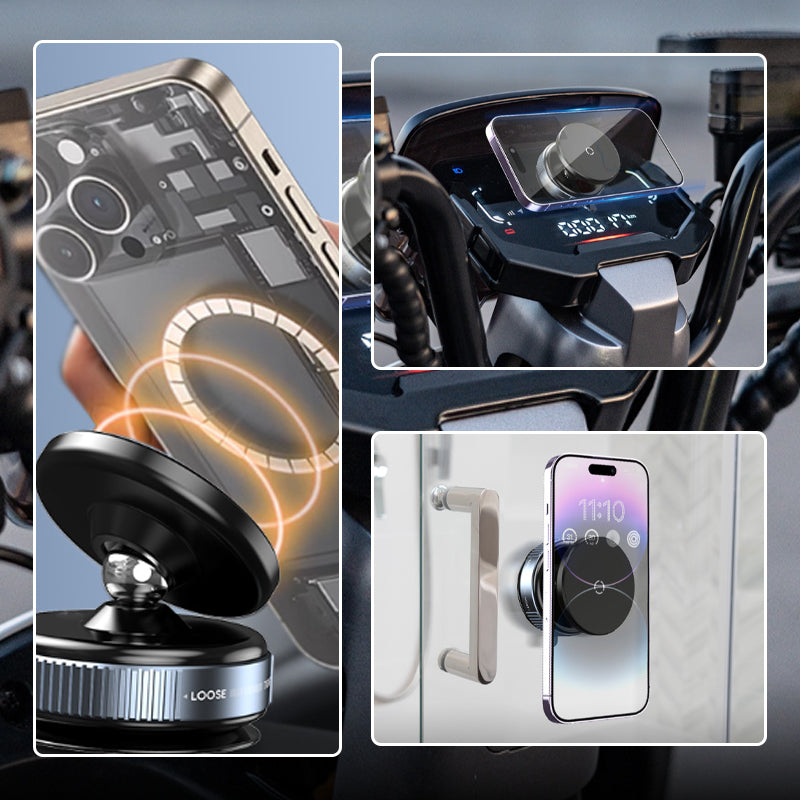 360° Draaibare Telefoonhouder Auto met Sterke Vacuüm Zuignap
