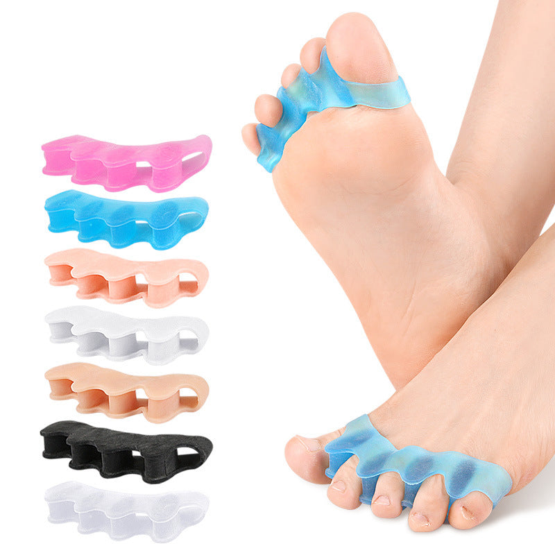 🔥 Tijdelijke aanbieding 1+1 GRATIS 💪 Flexibele Siliconen Teenscheider - Voor Pijnverlichting & Correctie 🌞
