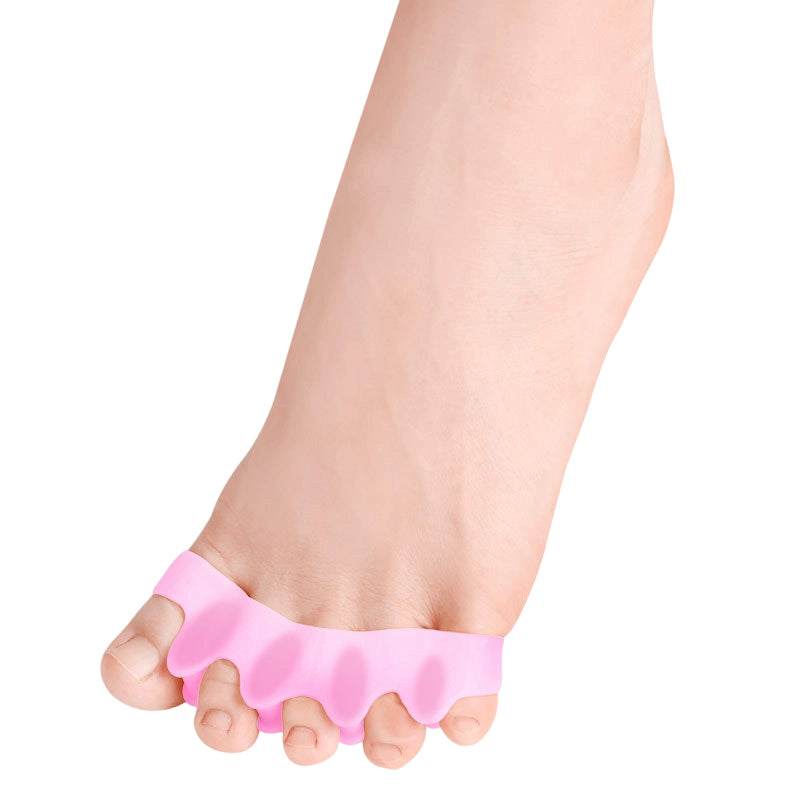 🔥 Tijdelijke aanbieding 1+1 GRATIS 💪 Flexibele Siliconen Teenscheider - Voor Pijnverlichting & Correctie 🌞