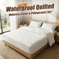 ⏰🔥TIJDELIJK 50% KORTING! 🌤️ Waterdichte gewatteerde matrashoes en kussenslopen set – Beschermt, biedt comfort en is gemakkelijk schoon te maken ✨🛏️