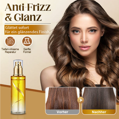 💁‍♀️Olie- en serumspray voor krullend haar💆‍♀️Lichte 3-in-1 behandeling: glans, bescherming tegen pluis en blijvende kruldefinitie – zonder zware resten!