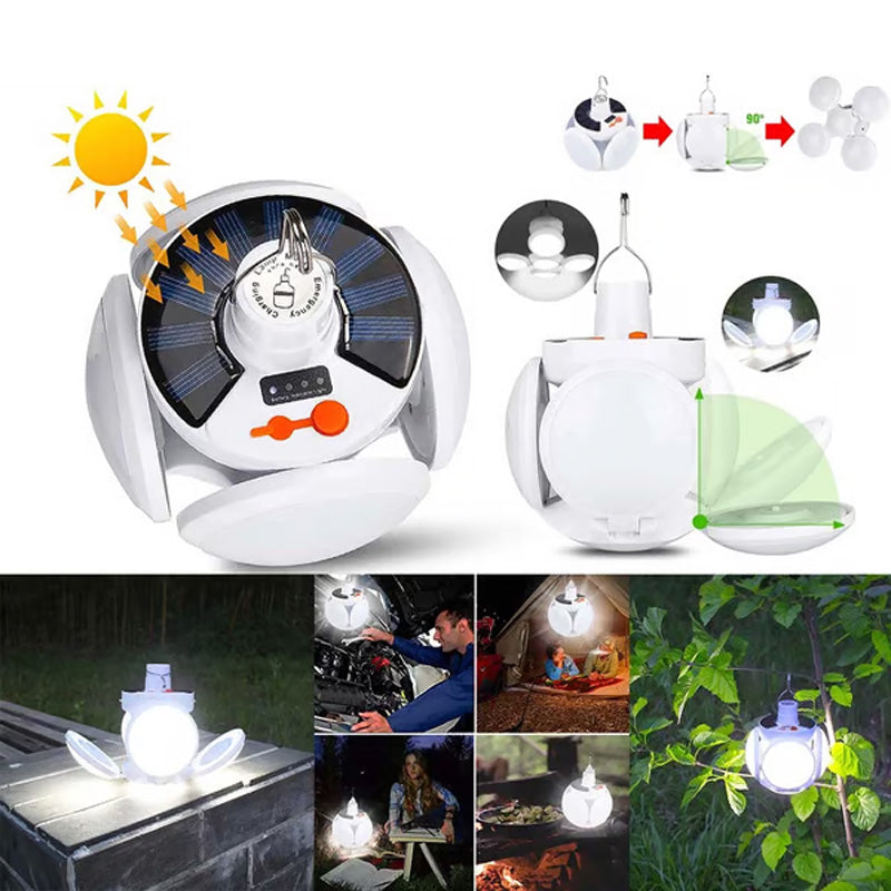 ⚡50 % DE RÉDUCTION🔋Lampe solaire multifonctionnelle et pliable en forme de ballon de football