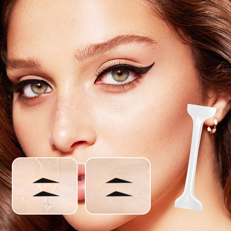 Waterdichte siliconen eyeliner sjablonen met gevleugelde tip