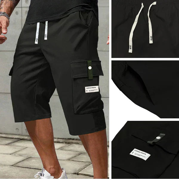 🔈🔈2026 NIEUWE AANWINSTEN - 60% KORTING🔥👖Casual capribroek met trekkoord voor heren