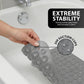 🛁 Antislip badmat 100×40 cm – Sterke zuignappen, zacht en veelzijdig – Veilige grip in de douche en de badkamer