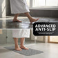 🛁 Antislip badmat 100×40 cm – Sterke zuignappen, zacht en veelzijdig – Veilige grip in de douche en de badkamer