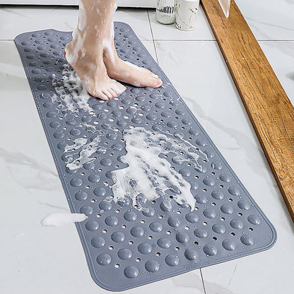 🛁 Antislip badmat 100×40 cm – Sterke zuignappen, zacht en veelzijdig – Veilige grip in de douche en de badkamer