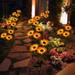 🌻 Waterdichte zonnebloemlampjes op zonne-energie – Realistische bloemblaadjes, IP65 weerbestendig & 8-12 uur automatisch gloeiend ☀️