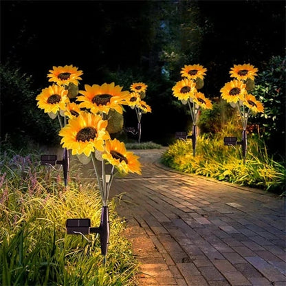 🌻 Waterdichte zonnebloemlampjes op zonne-energie – Realistische bloemblaadjes, IP65 weerbestendig & 8-12 uur automatisch gloeiend ☀️