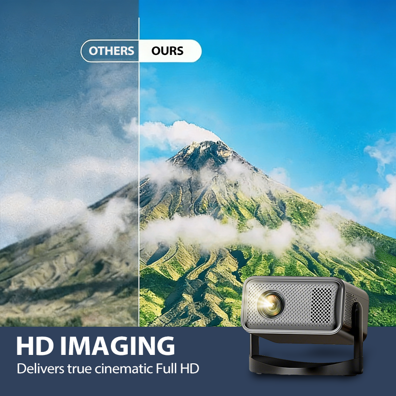 🔈🔈50% KORTING📺Full HD Smart Autofocus Projector