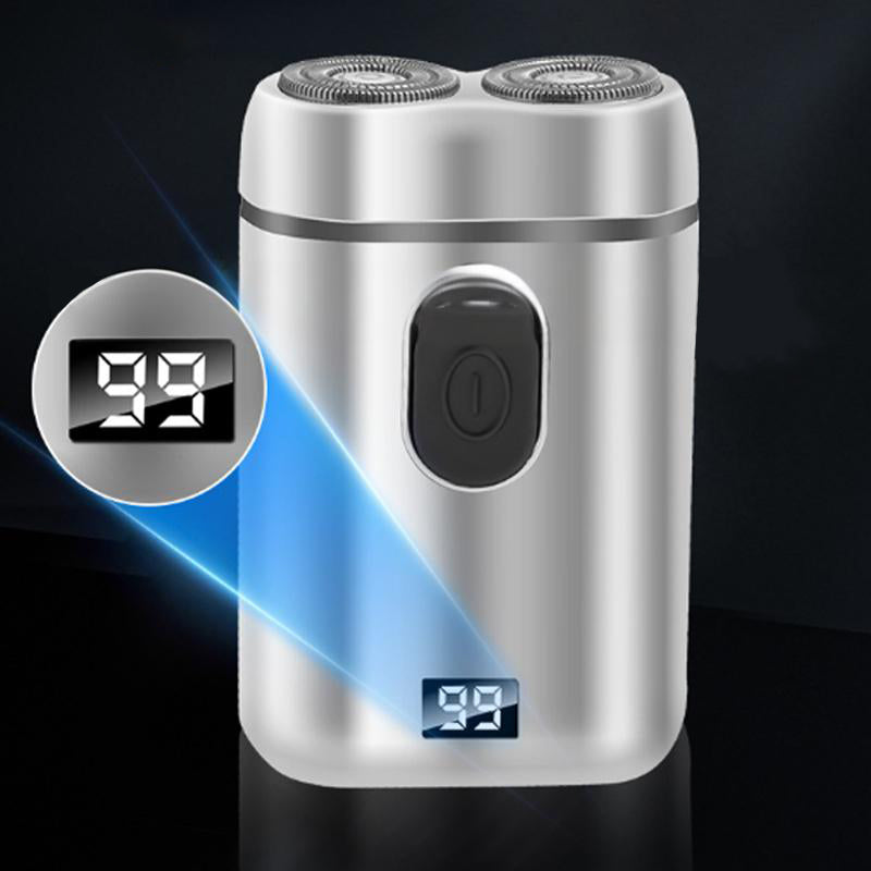 Portable Dual-Head Electric Shaver