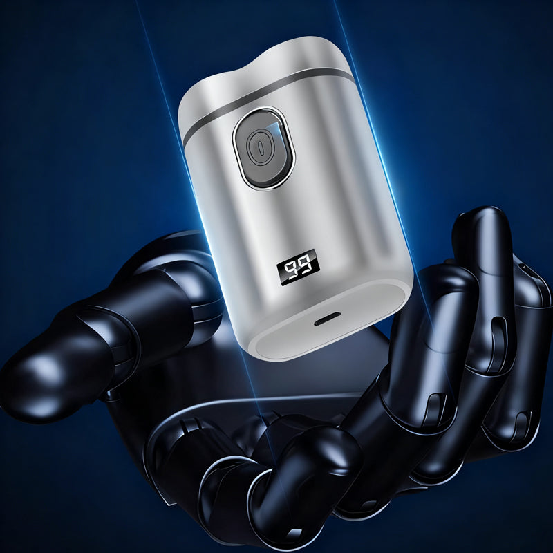 Portable Dual-Head Electric Shaver