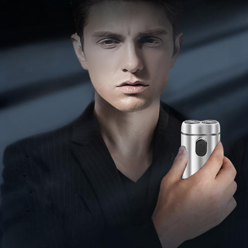 Portable Dual-Head Electric Shaver