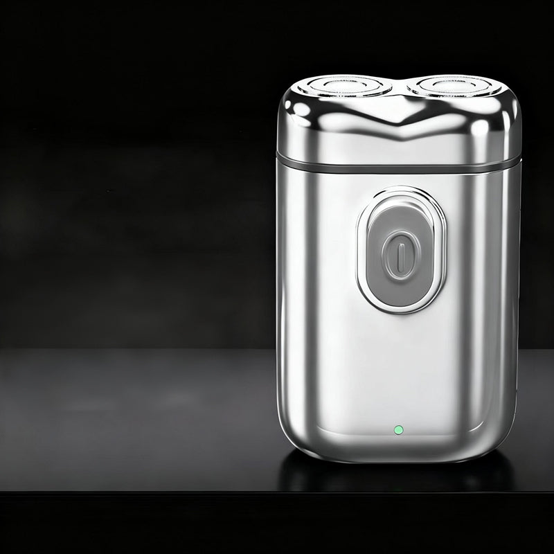 Portable Dual-Head Electric Shaver