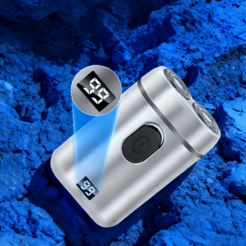 Portable Dual-Head Electric Shaver