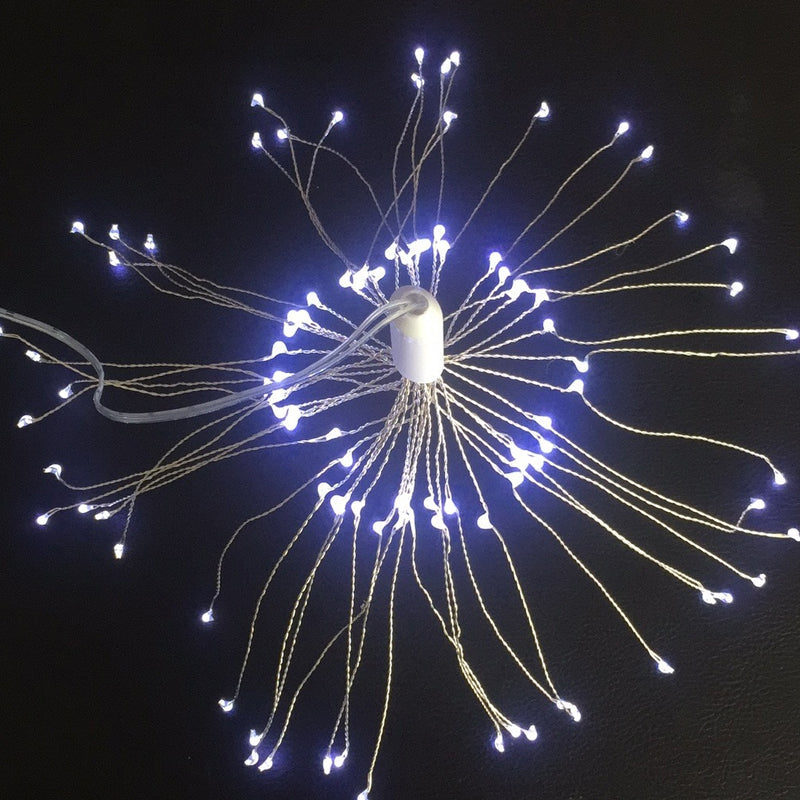 Zonne-energie vuurwerk lichtslinger voor tuin en feesten