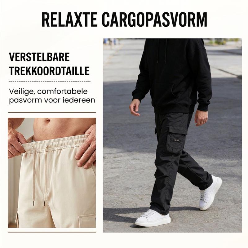 👖  Stretchbroek voor heren met zakken 🛠️ perfect voor werk, reizen of actieve dagen 🏃‍♂️