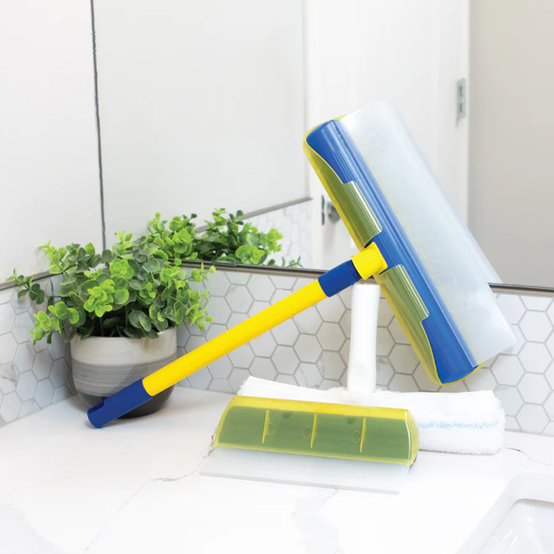 🌞Fris De Lente In Met 50% Korting!🧽 5-delige Krasvrije Raamwisser Set – Streeploos Schoon Glas & AutoRuiten