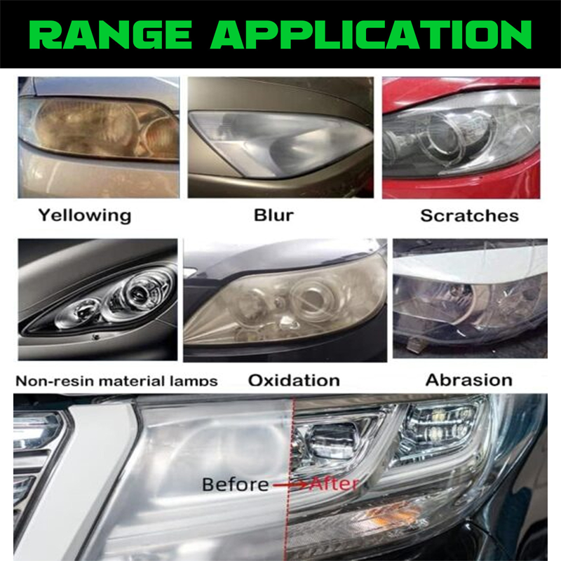 🚗 Koplamp Herstelvloeistof – Herstelt Geoxideerde & Vergeelde Autokoplampen ✨