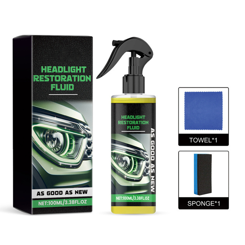 🚗 Koplamp Herstelvloeistof – Herstelt Geoxideerde & Vergeelde Autokoplampen ✨