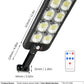 SolarBright™ 800W Solar LED Verlichtingssysteem - Draadloos & Bewegingssensor met 16 Uur Werktijd