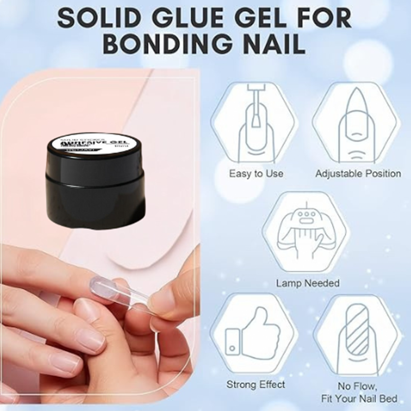 Nagellijm voor press-on nagels