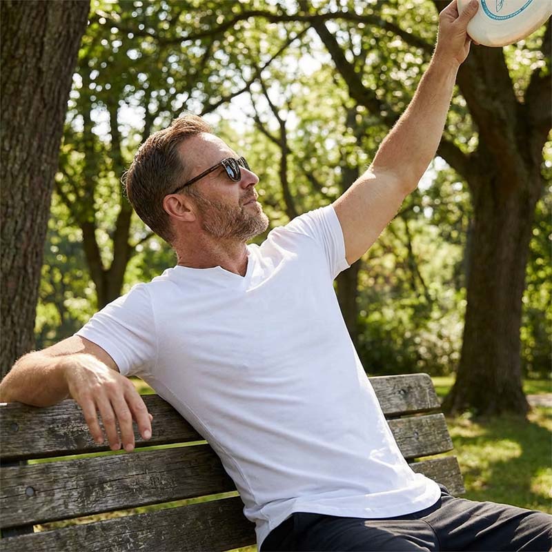 💎 50% KORTING NU! ⚡ Heren Casual Effen Sportief T-Shirt – Slim Fit, Ingekeepte V-Hals & Premium Stretch Stof 👕🔥