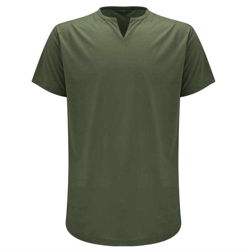 💎 50% KORTING NU! ⚡ Heren Casual Effen Sportief T-Shirt – Slim Fit, Ingekeepte V-Hals & Premium Stretch Stof 👕🔥