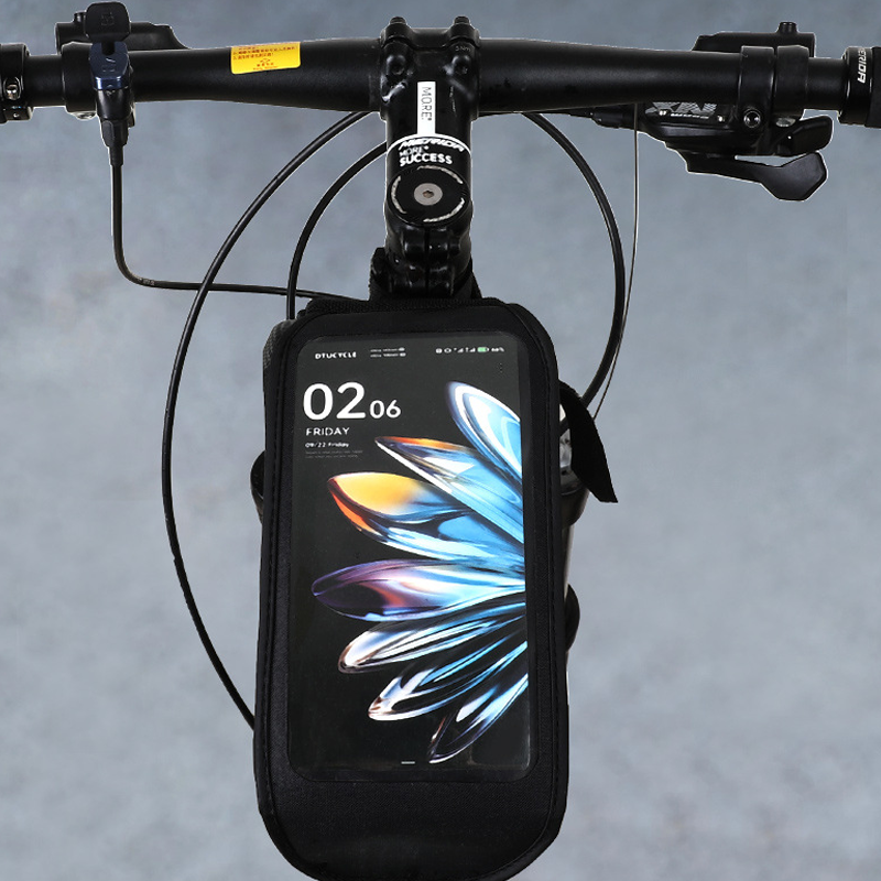 💧 UITVERKOOP! 50% KORTING 🚴 Waterdichte fietstas – groot formaat, smartphone-vakje met touchscreen, slank design voor de bovenbuis & dubbele ritsen 📱🔥
