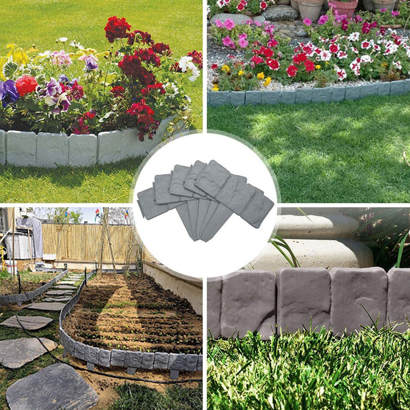 🏡 50% KORTING! 🌿 Tuinafscheiding van kunststeen – eenvoudig te plaatsen, uitbreidbaar en realistisch ogend ✨