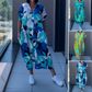👗 Elegante, casual damesjurk met V-hals en print 💜
