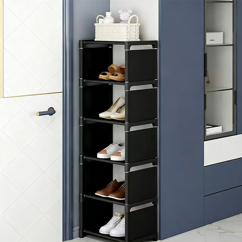 🔥50% KORTING✨Verticaal Schoenenrek voor Entree – Bespaar ruimte en zeg vaarwel tegen rommelige schoenen 🔷