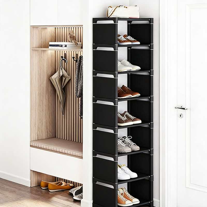 🔥50% KORTING✨Verticaal Schoenenrek voor Entree – Bespaar ruimte en zeg vaarwel tegen rommelige schoenen 🔷