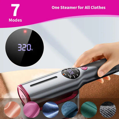 Handheld Garment Steamer – Intense Steam, Fast Heat-Up and 90° Rotating Head⚡