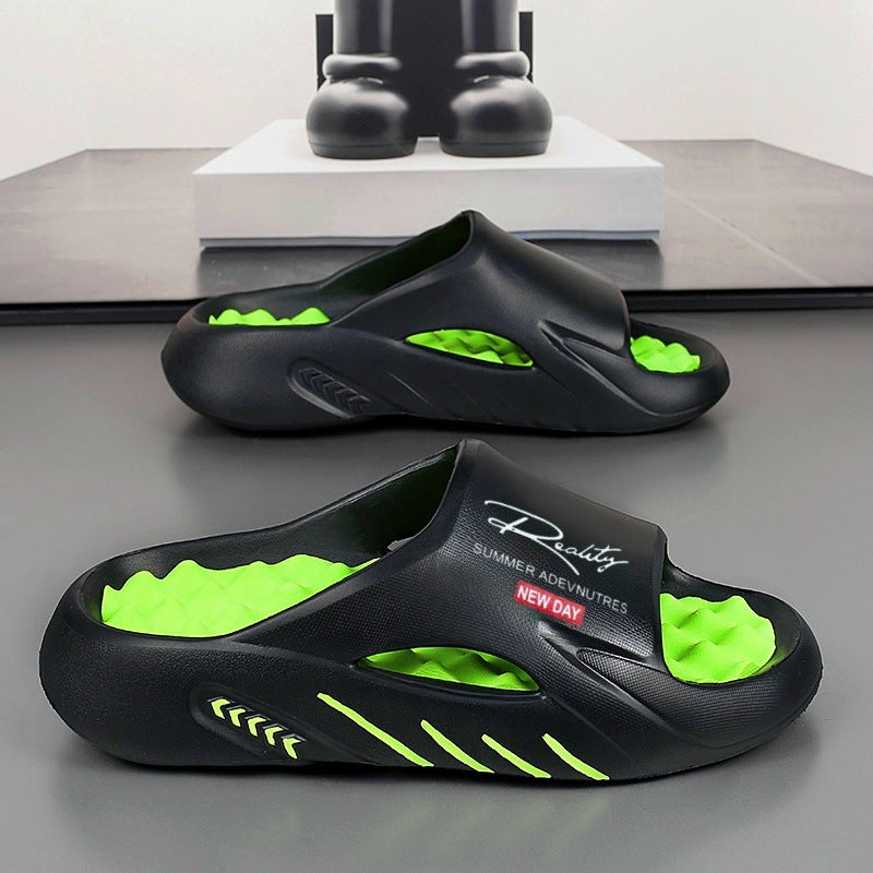 ☁️🦶 Pantoffels van traagschuim | Voetboogondersteuning, antislip, geschikt voor nat en droog gebruik, gemakkelijk aan en uit te trekken, stijlvol en veelzijdig