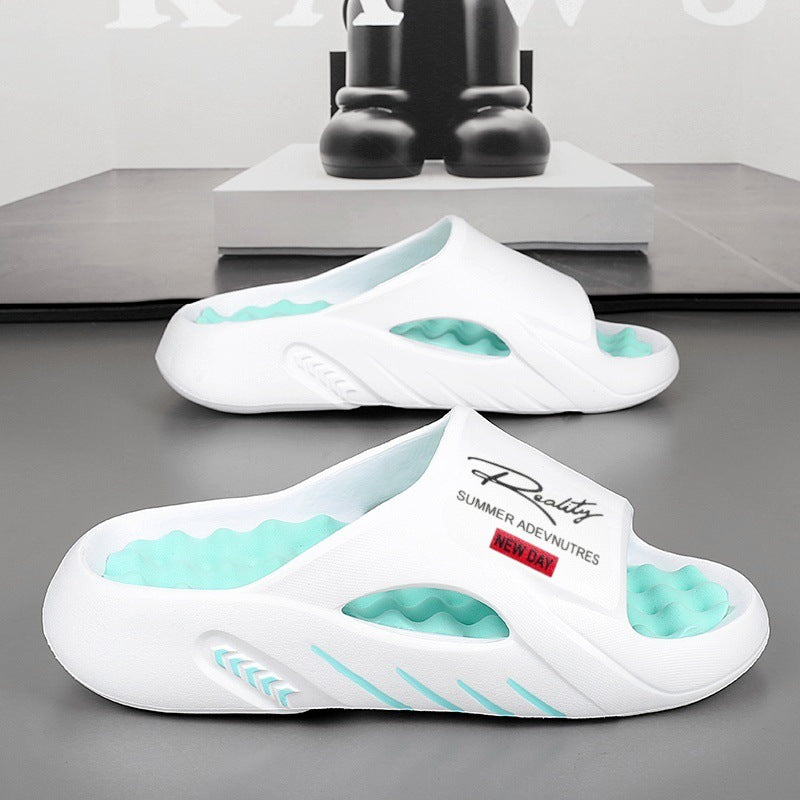 ☁️🦶 Pantoffels van traagschuim | Voetboogondersteuning, antislip, geschikt voor nat en droog gebruik, gemakkelijk aan en uit te trekken, stijlvol en veelzijdig